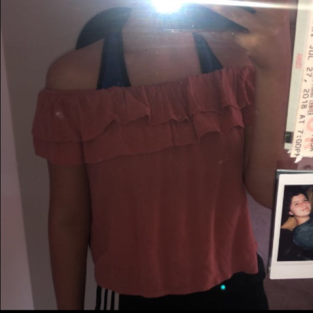off the shoulder shirt